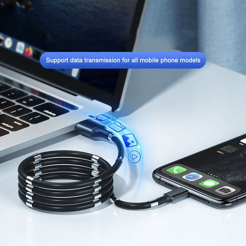 Magnetic Roll-Up USB Cable