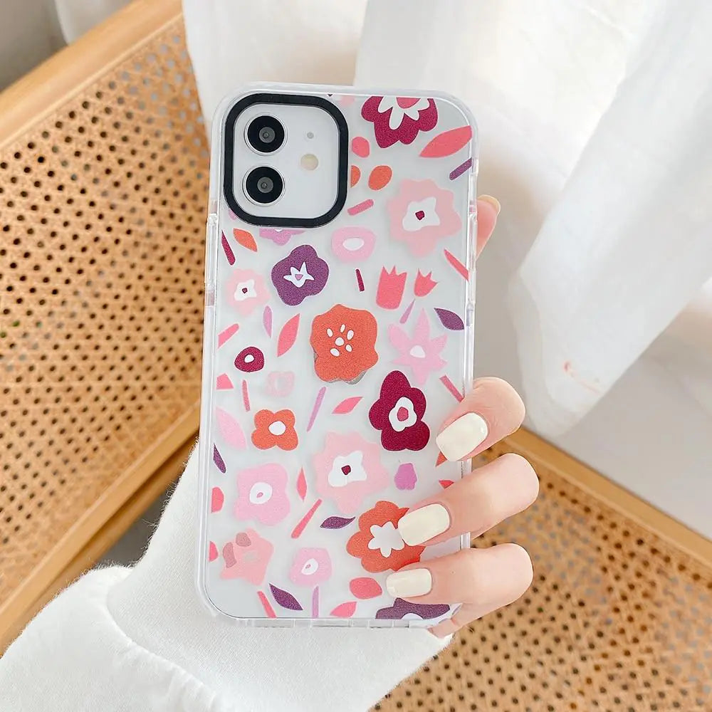 Clear Graffiti Phone Case