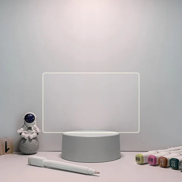 Night Light Changing Memo Board Creative Led Lamp