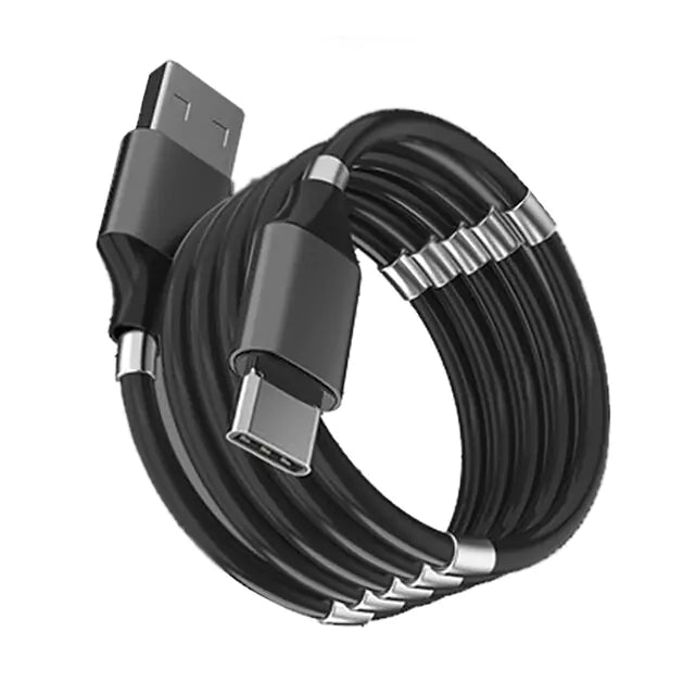 Magic Rope Magnetic Self-Winding Charging Cable