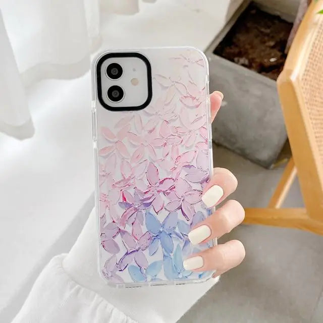 Clear Graffiti Phone Case