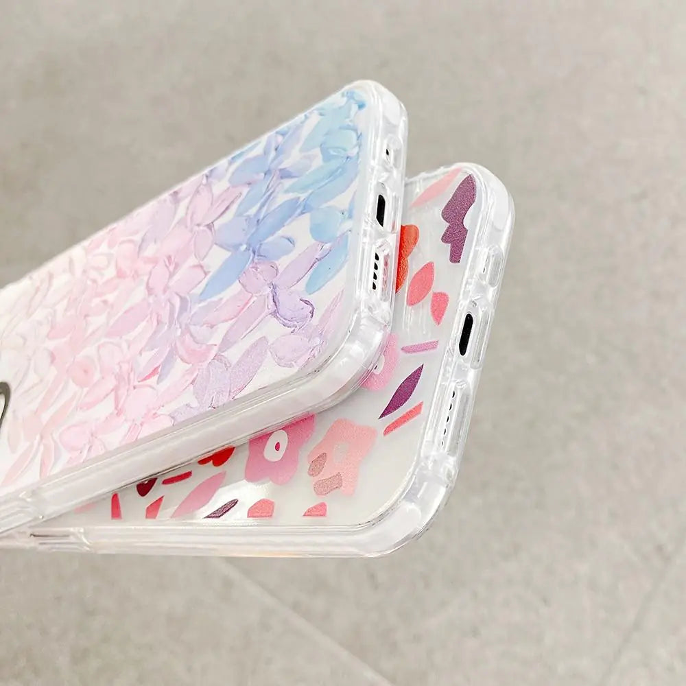 Clear Graffiti Phone Case