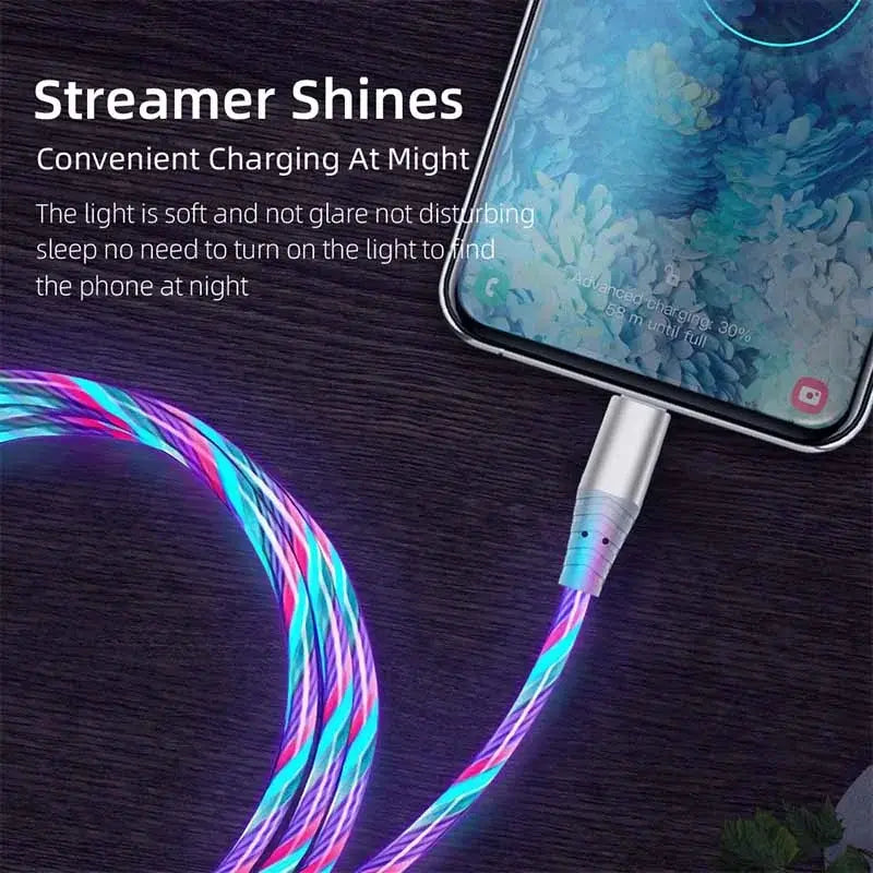 Fast Charging LED USB C Cable