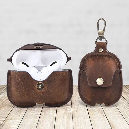 Airpod Leather case with Chain Holder