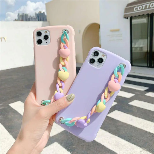 Candy Color Chain Case