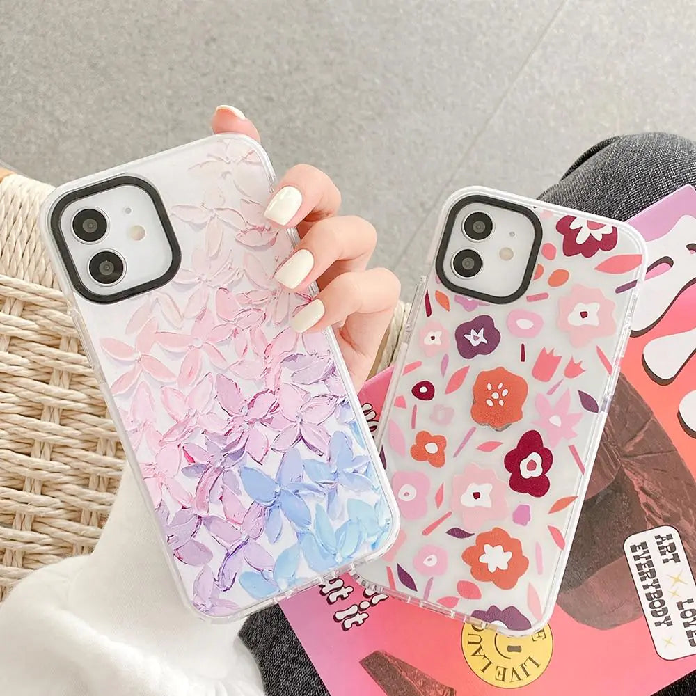 Clear Graffiti Phone Case