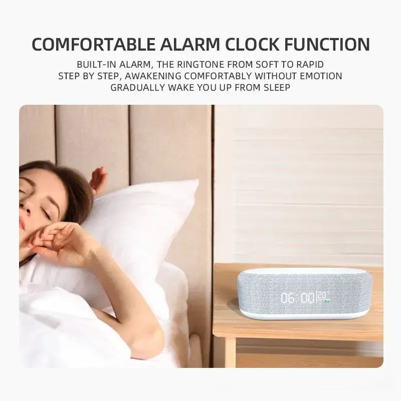 Illuminated Alarm clock with Charging Dock