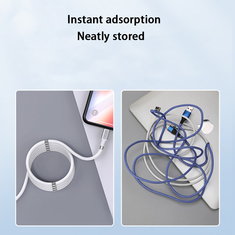 Magnetic Roll-Up USB Cable