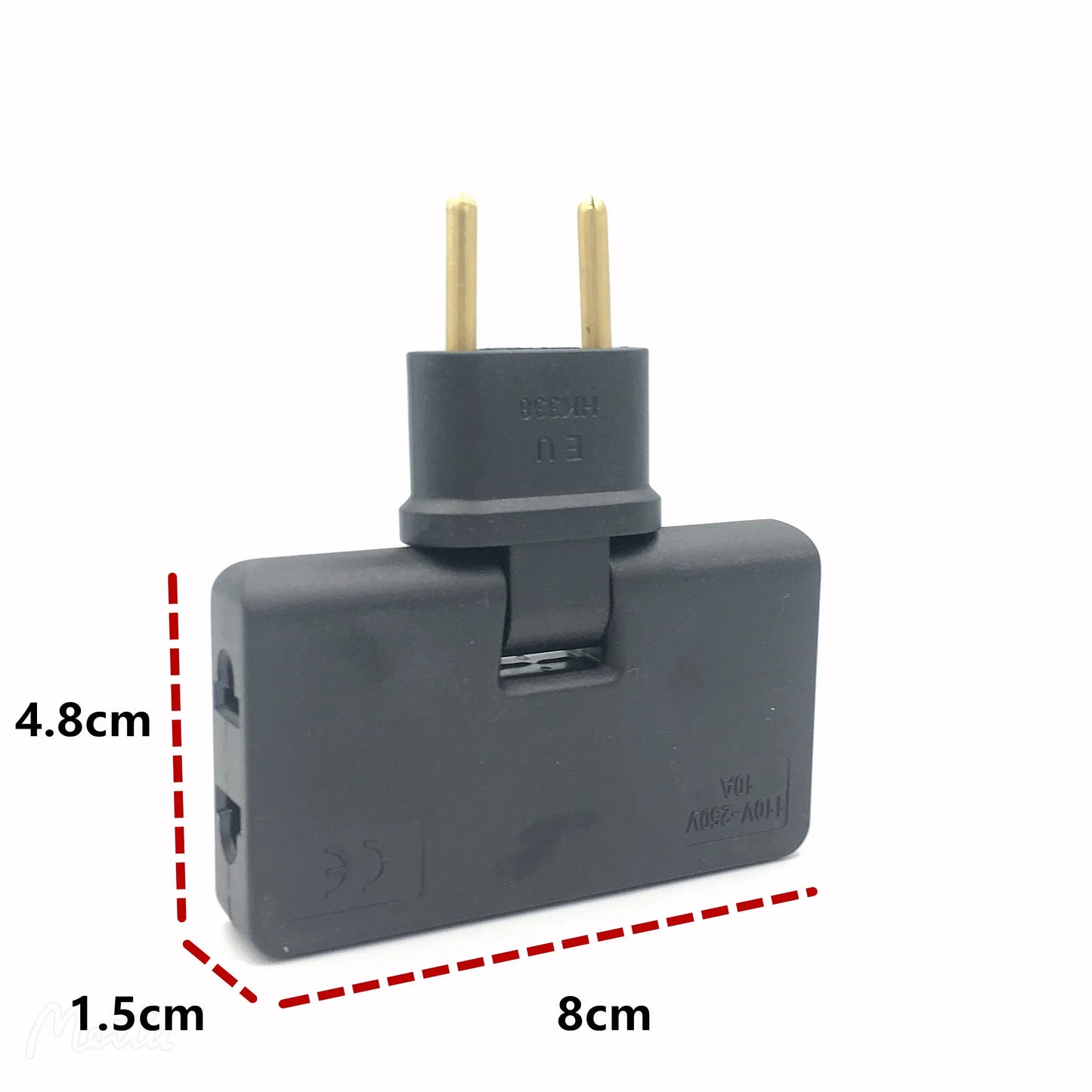 Rotate Plug Converter Slim 180° Extension