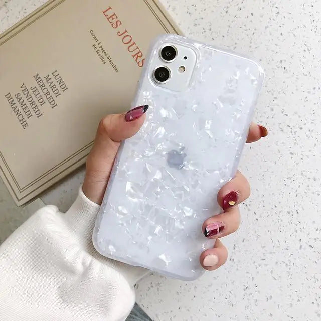 Glitter Shell Pattern Phone Case