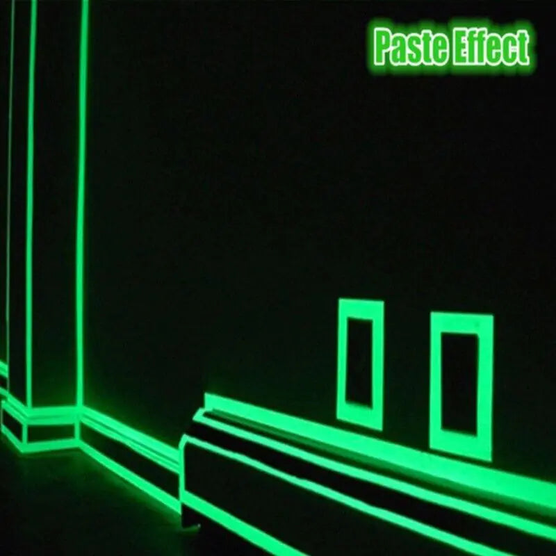 Luminous Tape Self Adhesive Glow In The Dark Wall Sticker Fluorescent Light