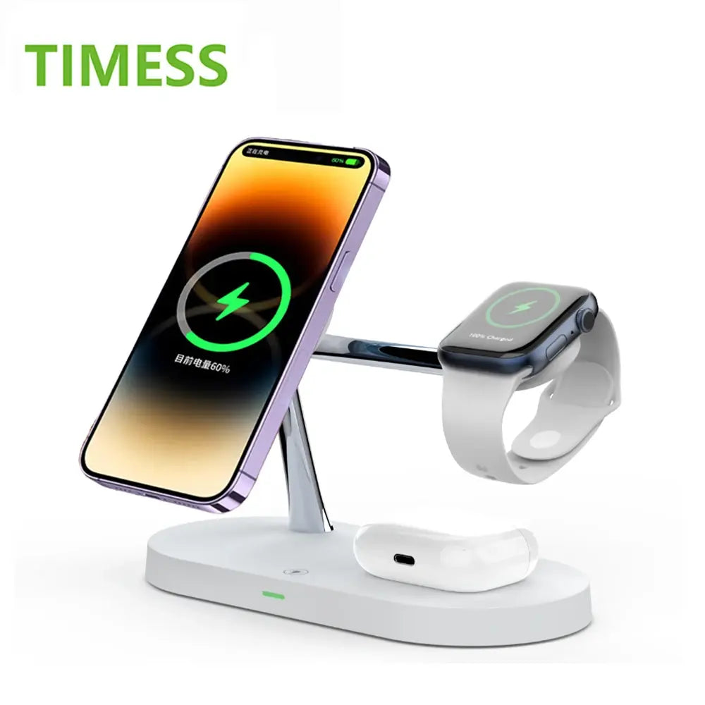 Wide Bedside 3 in 1 charger