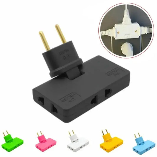 Rotate Plug Converter Slim 180° Extension