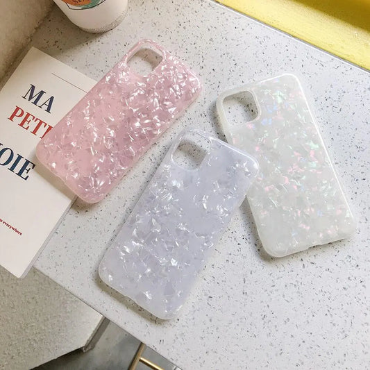 Glitter Shell Pattern Phone Case