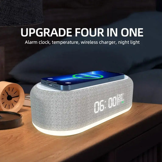 Illuminated Alarm clock with Charging Dock