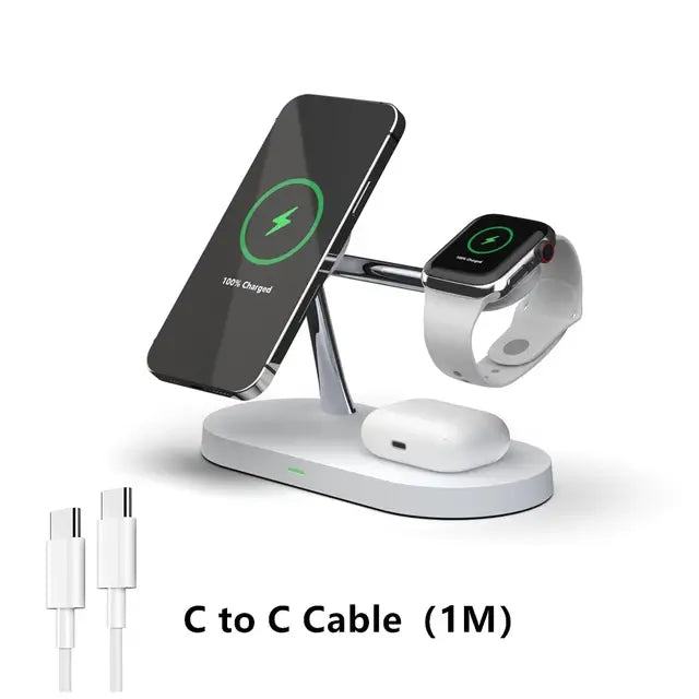 Wide Bedside 3 in 1 charger