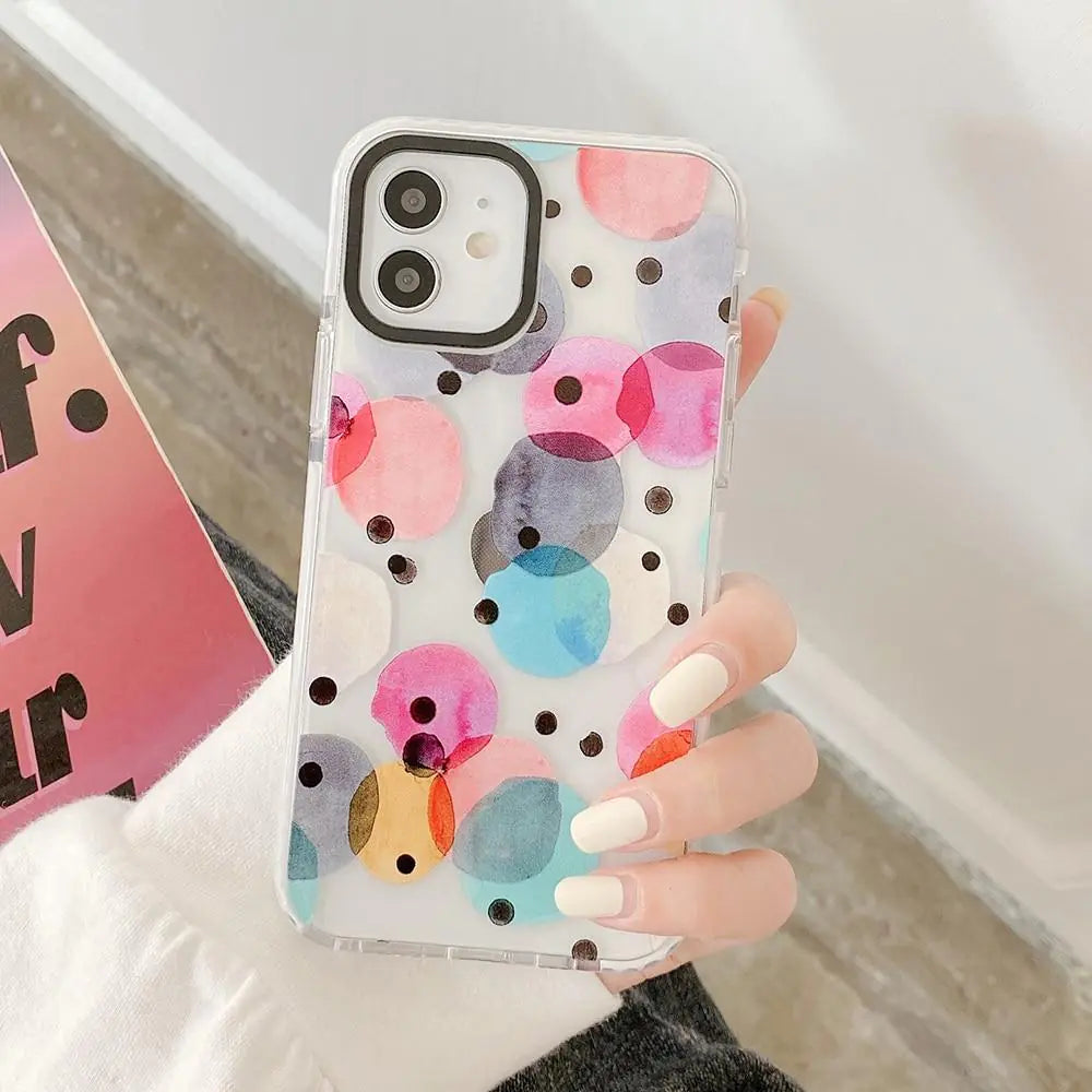 Clear Graffiti Phone Case